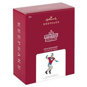 New! Peacemaker DC Superhero Hallmark Keepsake Christmas Ornament 2021 John Cena